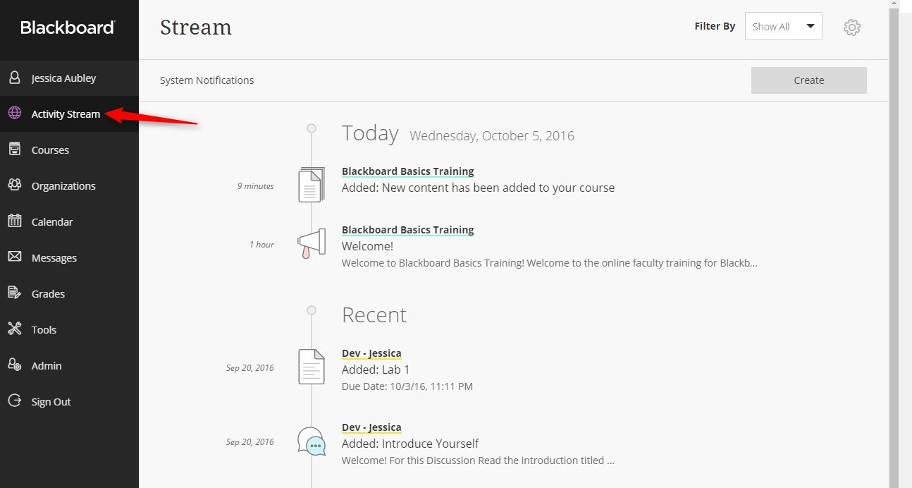 Activity Stream